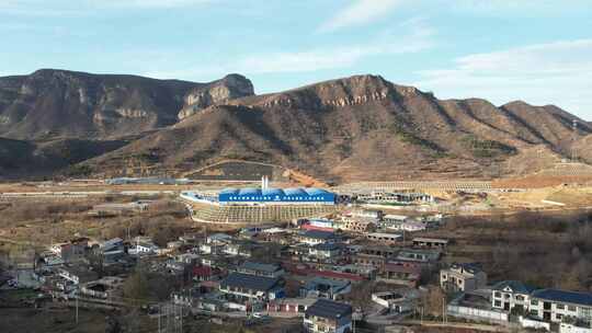 大山 山区 风景 高山 建筑