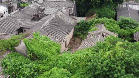 潮州龙湖古寨村落航拍