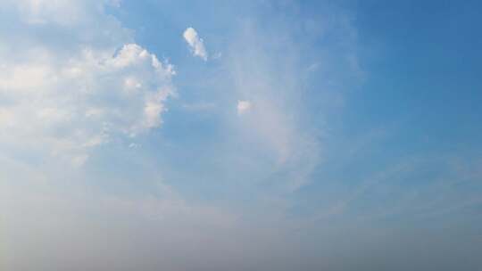 天空蓝天白云云层变化延时摄影