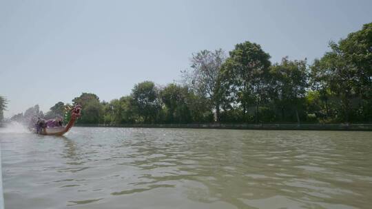 端午节龙舟赛划龙舟传统龙舟节团结争先拼博