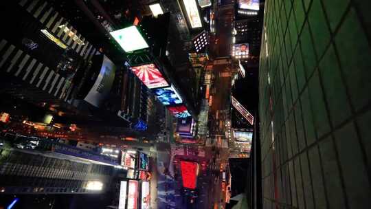 一线城市夜景俯瞰