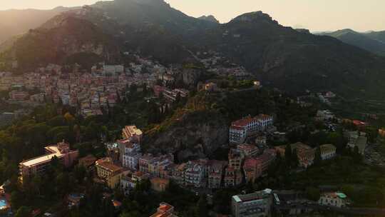 Taormina，西西里岛，意大利，城镇