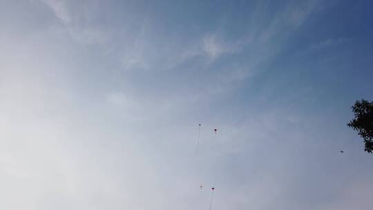 风筝在空中飞翔视频素材模板下载