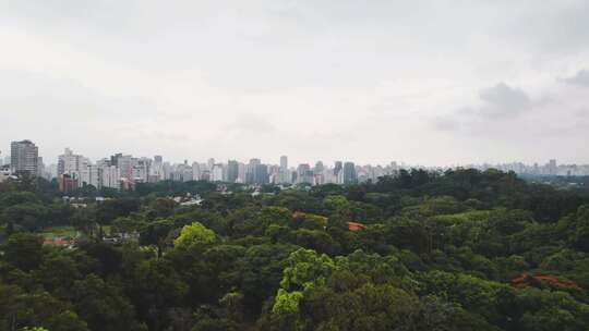 巴西大城市的高层建筑圣保罗