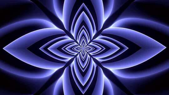 抽象艺术万花筒动态粒子4K