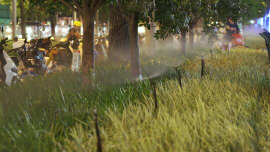 园林绿化带小草自动养护浇水喷龙头合集