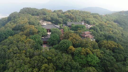 航拍福建泉州清源山5A景区风光