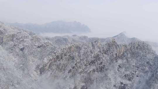 南太行伏牛山雪景雾凇云海自然风光