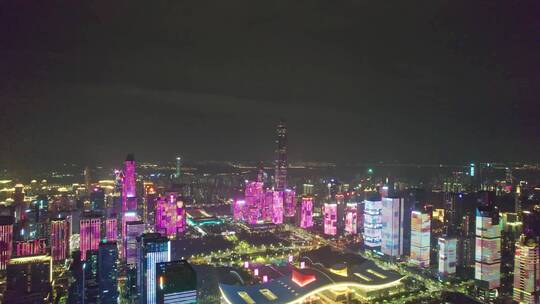 深圳福田市民中心灯光秀2023