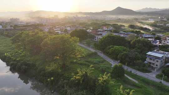 干净空镜广告唯美航拍大景城市山川