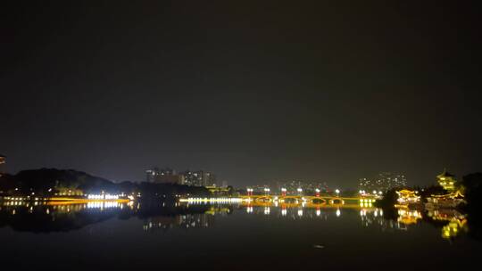 江苏泰州望海楼夜景特写  4k