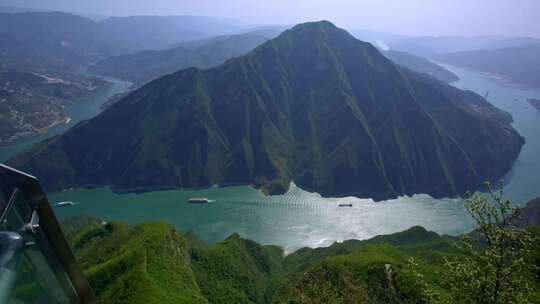 四川重庆瞿塘峡三峡之巅景点