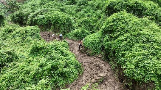 贵州旅游风景航拍羊皮洞瀑布景点