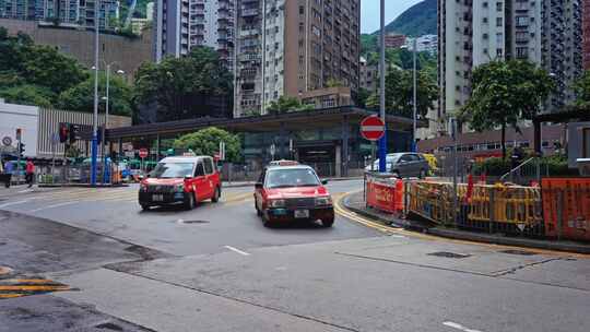 【正版素材】香港城市街道