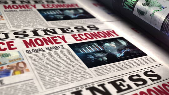 商业金融货币和经济报纸
