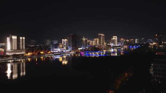 三亚情人颂商业街 金润广场 夜景