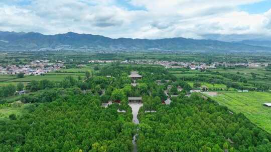 黑神话取景地山西永乐宫航拍