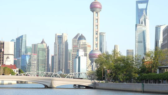 上海外滩高楼大厦旅游业