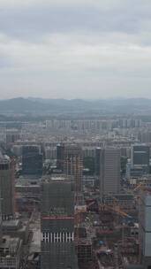 建设中的广州金融城航拍