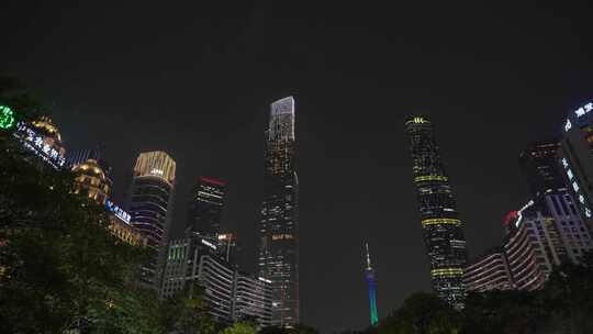 广州城市夜景 CBD