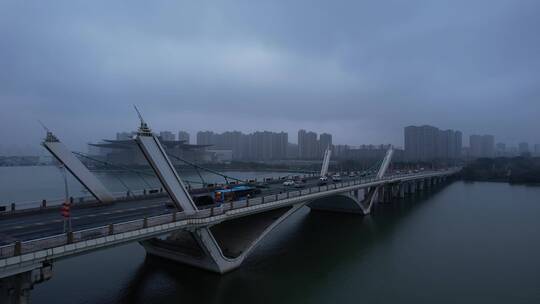 无锡蠡湖大桥航拍