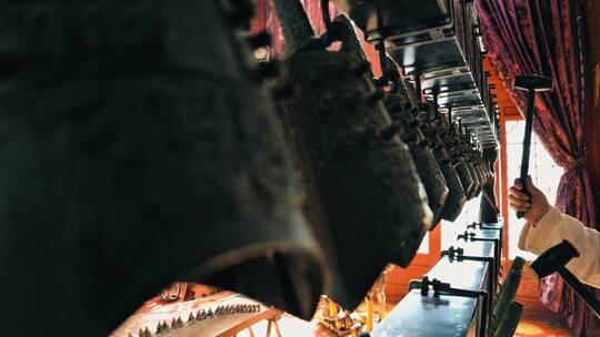 楚王车马阵 历史遗迹 编钟演奏场景