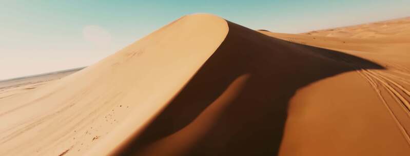 FPV航拍沙漠沙丘