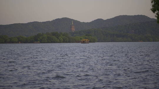 杭州西湖春天实景拍摄