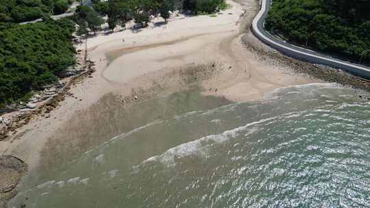 深圳文旅大鹏半岛杨梅坑海滨栈道海岸线