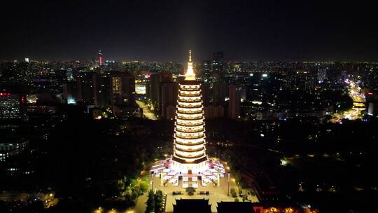 常州天宁禅寺常州夜景常州宣传