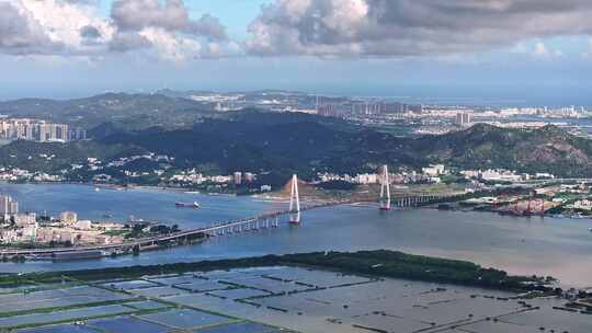 汕头内海湾航拍