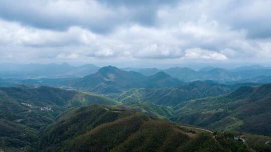 青山绿水航拍延时