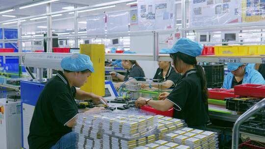 手机电池生产流水线