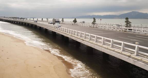 厦门海边公路延时视频