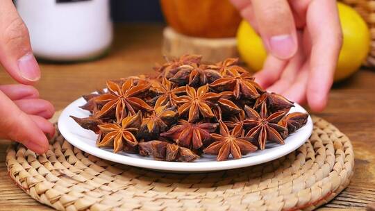 八角 香料八角 香料视频素材 香辛料