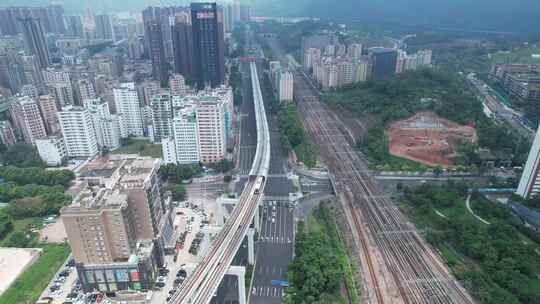 深圳北站及周边建筑交通