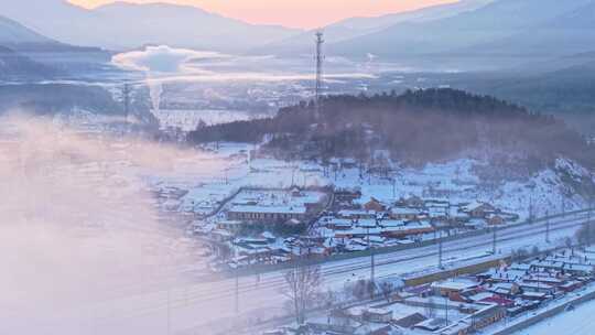 横道河子航拍