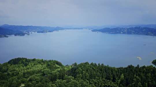 水库自然风光千岛湖