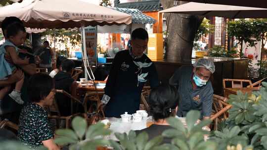 成都鹤鸣茶社喝茶人文