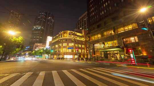 上海南京西路夜景