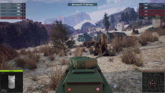 坦克的动画视频游戏
