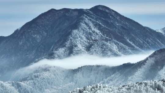 江西九江庐山风景区冬季雪景风光