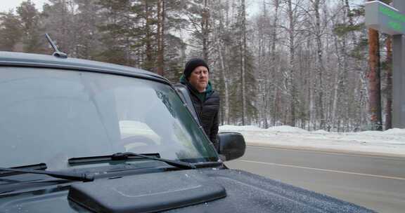 俄罗斯，雪，冬天，汽车