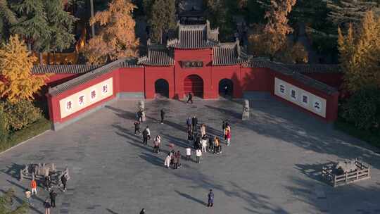 航拍洛阳白马寺