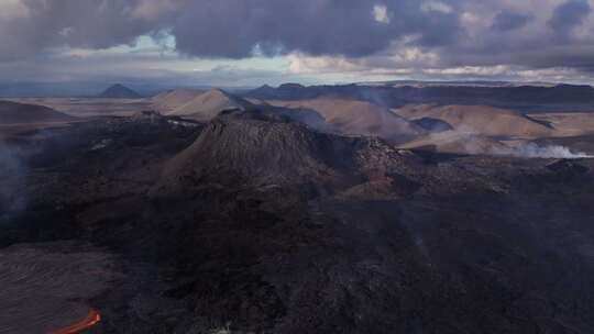 火山，喷发，熔岩，沸腾