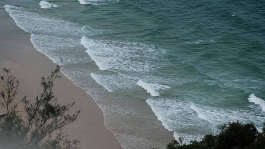 海景海浪汹涌4k素材