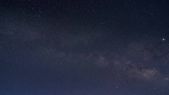 夜晚蓝色天空中闪烁的美丽的明亮的星星