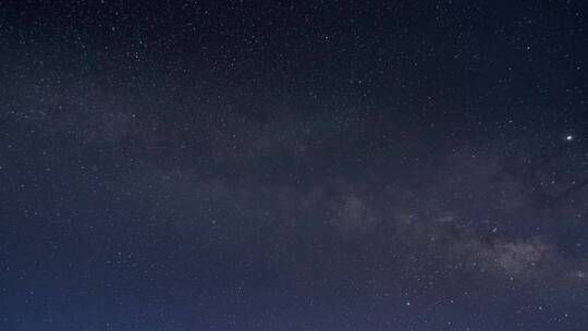 夜晚蓝色天空中闪烁的美丽的明亮的星星视频素材模板下载