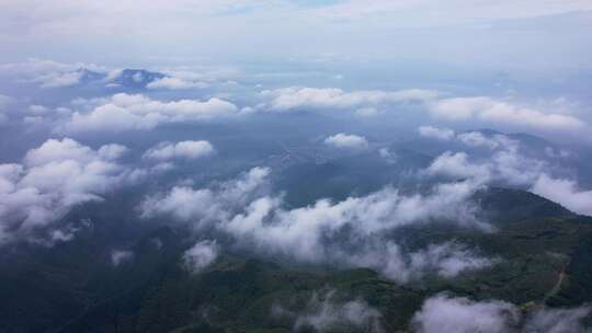 山川高山云海云雾航拍