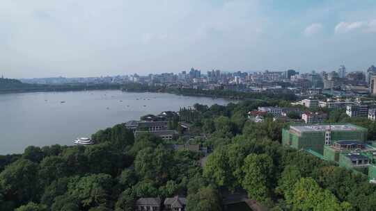 航拍杭州西湖风景区